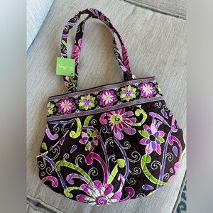 Vera Bradley Morgan tote Purple Punch
